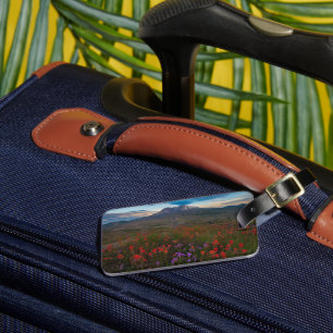 Flowers Indian Paintbrush & Penstemon Luggage Tag