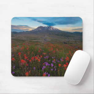 Flowers Indian Paintbrush & Penstemon Mouse Mat