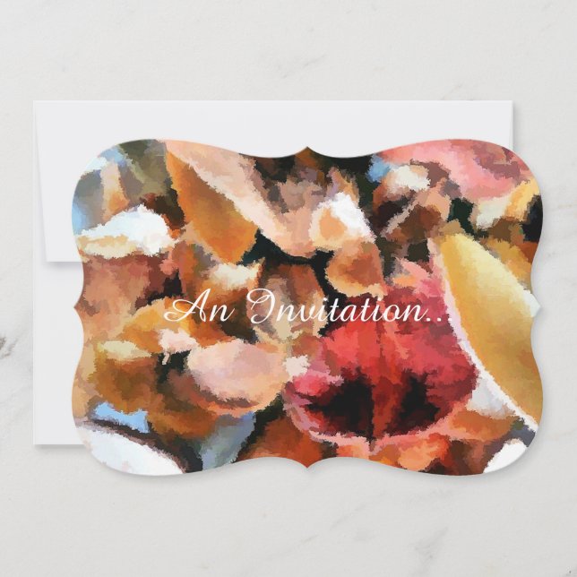 FLOWERS INVITATION (Front)