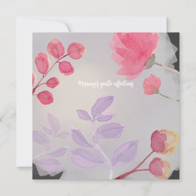 Flowers Invitation (Front)