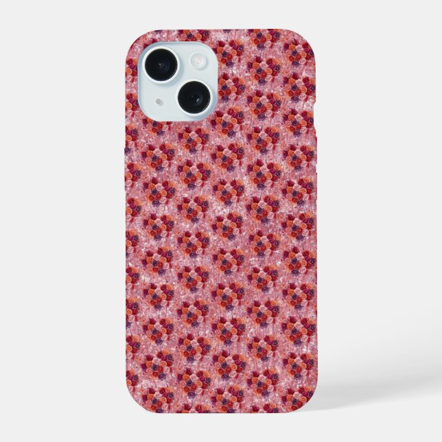 Flowers iPhone 15 Case (Back)