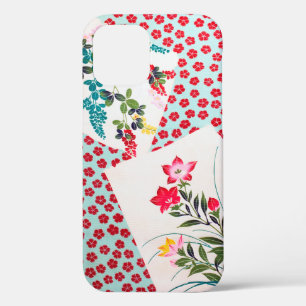 Flowers, Japanese Design iPhone 12 Case