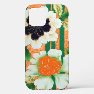 Flowers, Japanese Design iPhone 12 Case