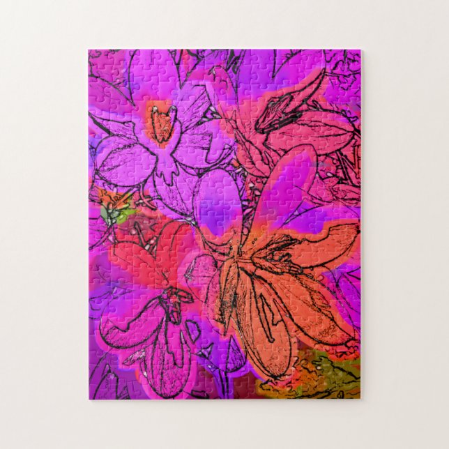 FLOWERS JIGSAW PUZZLE (Vertical)