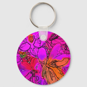 FLOWERS KEY RING