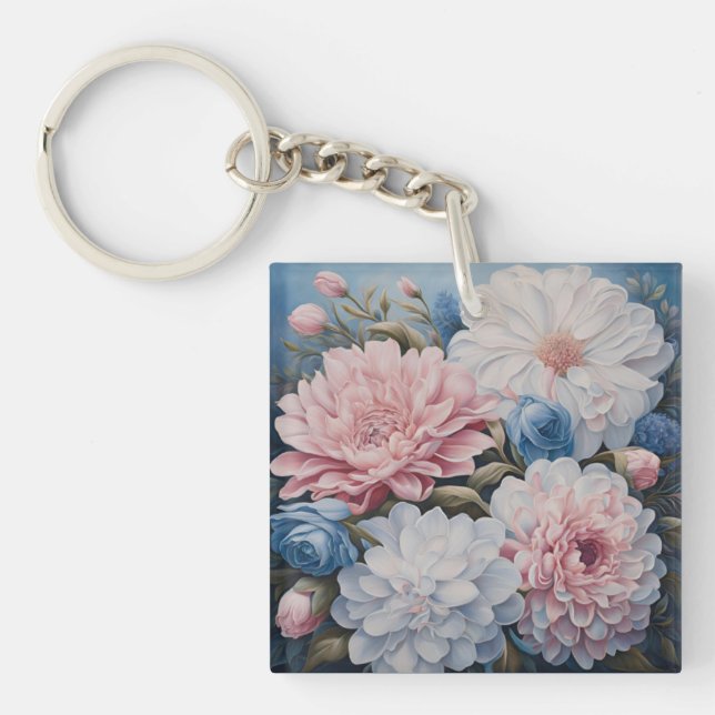 Flowers Key Ring (Front)