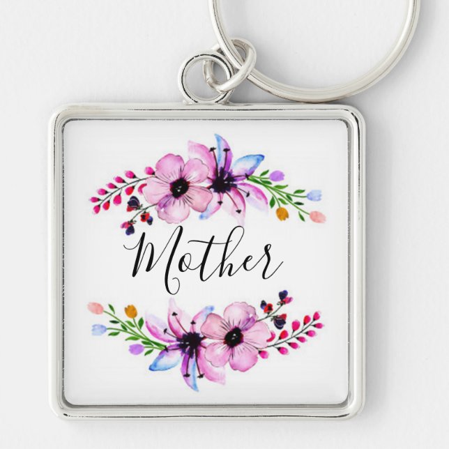 Flowers Key Ring (Front)