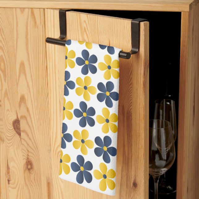 Flowers Kitchen Towel (Thirds Fold)