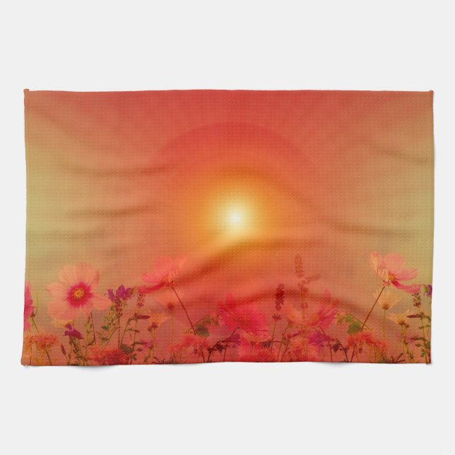 Flowers Kitchen Towels (Horizontal)