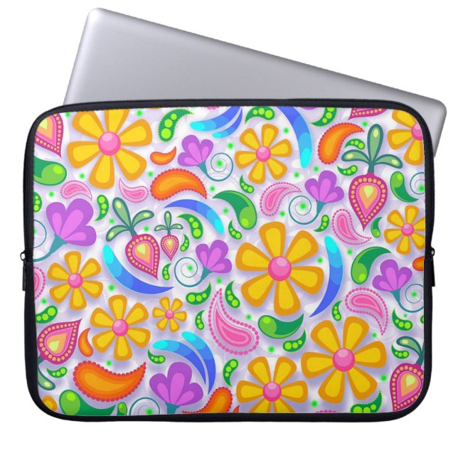 Flowers Laptop Sleeve (Front)