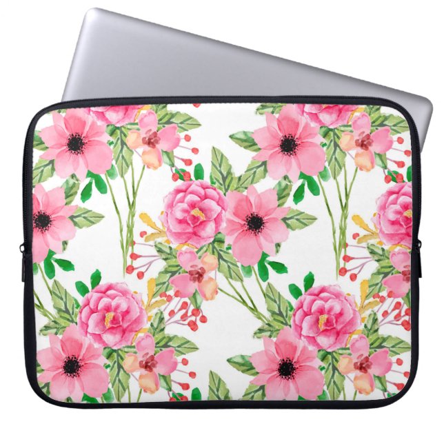Flowers Laptop Sleeve (Front)