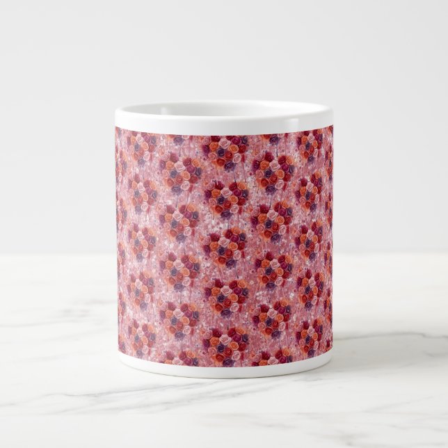 Flowers Large Coffee Mug (Front)