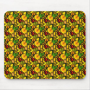Flowers & Leaves Mouse Mat