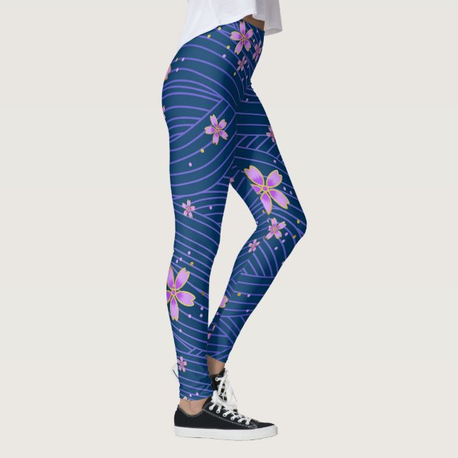 Flowers Leggings (Right)