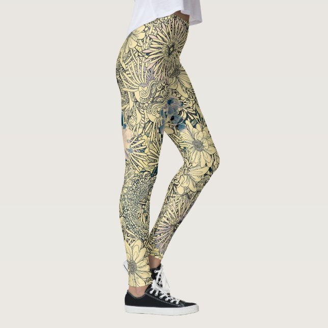 Flowers Leggings (Right)