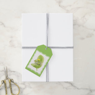 Flowers lilies gift tags