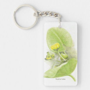 Flowers lilies key ring