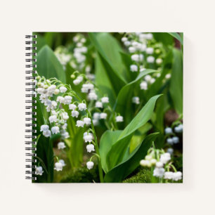 Flowers Lily of the Valley Sweden Notebook