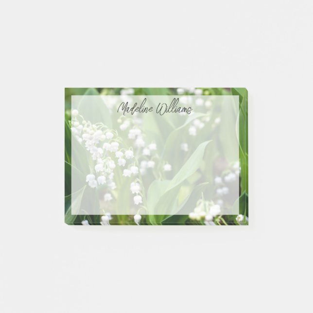 Flowers | Lily of the Valley Sweden Post-it Notes (Front)