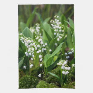 Flowers   Lily of the Valley Sweden Tea Towel