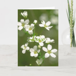 Flowers Love Card