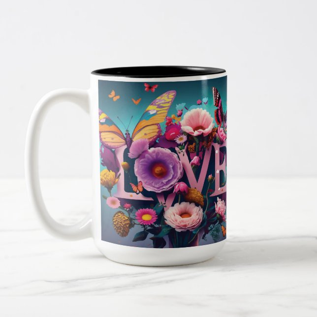 Flowers Love Mug (Left)