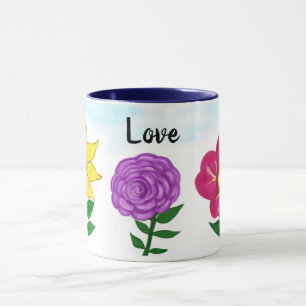 Flowers Love  Mugs