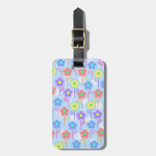 Flowers Luggage Tag (Front Vertical)