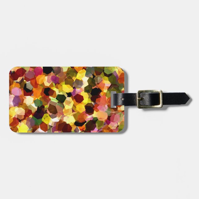 FLOWERS LUGGAGE TAG (Front Horizontal)