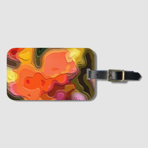FLOWERS LUGGAGE TAG
