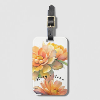 Flowers Luggage Tag