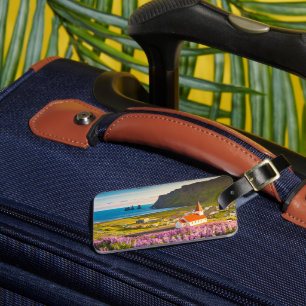 Flowers   Lupines in Bloom Southern Iceland Luggage Tag