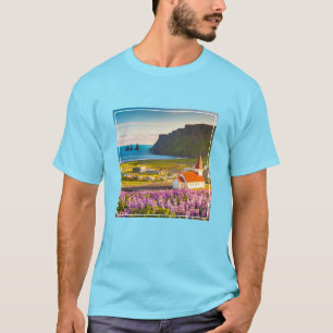 Flowers   Lupines in Bloom Southern Iceland T-Shirt