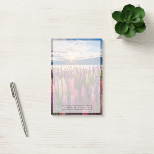 Flowers   Lupines New Zealand Post-it Notes