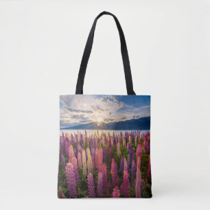 Flowers Lupines New Zealand Tote Bag
