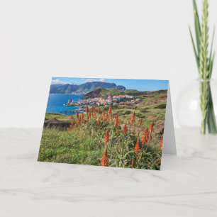 Flowers   Madeira Island Portugal Card