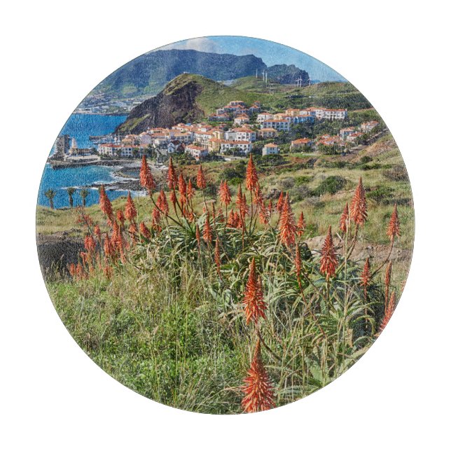 Flowers | Madeira Island Portugal Cutting Board (Front)