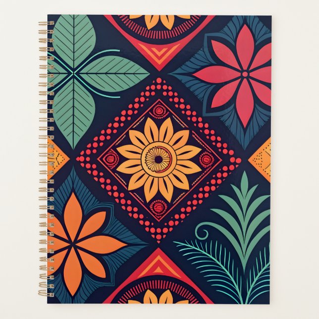 Flowers Magic Pattern Planner (Front)