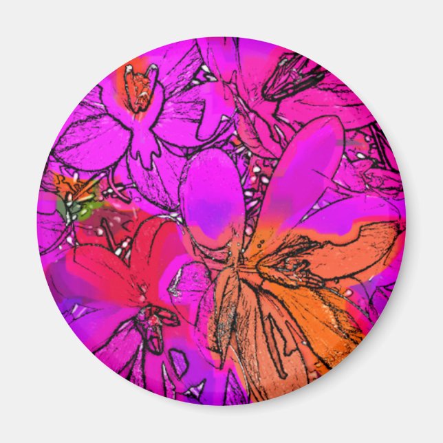 FLOWERS MAGNET (Front)