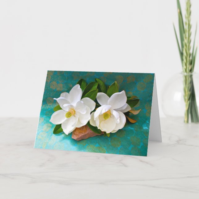Flowers | Magnolia Flower Card (Front)