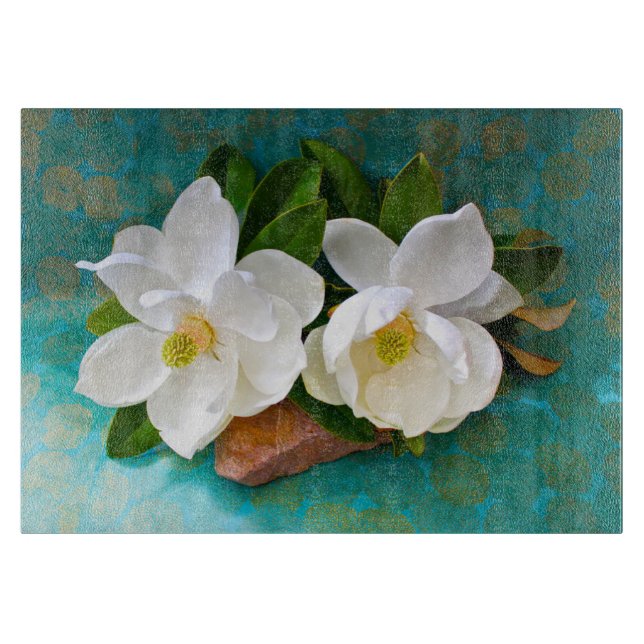 Flowers | Magnolia Flower Cutting Board (Front)