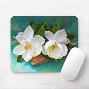 Flowers Magnolia Flower Mouse Mat