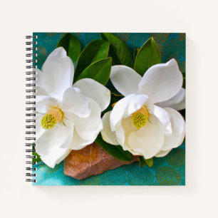 Flowers Magnolia Flower Notebook