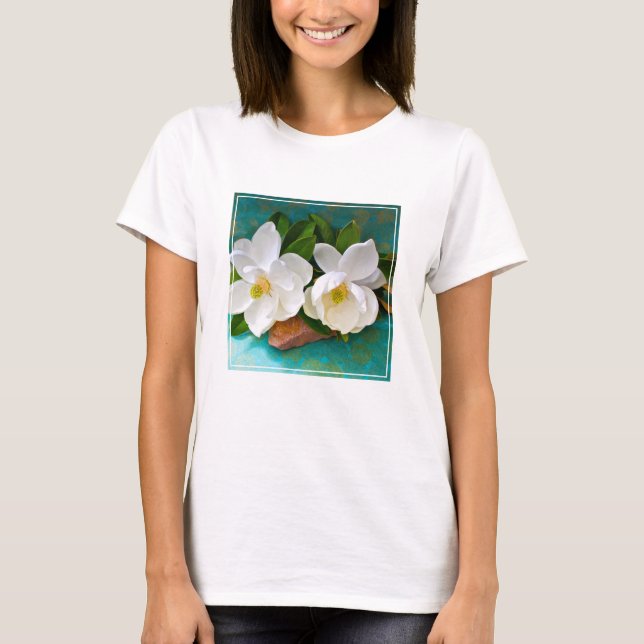 Flowers | Magnolia Flower T-Shirt (Front)