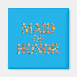 Flowers Maid Of Honour Bride Ies Bridal Planner Magnet