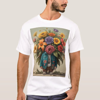 Flowers man tshirt 