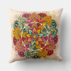 Flowers mandala  cushion