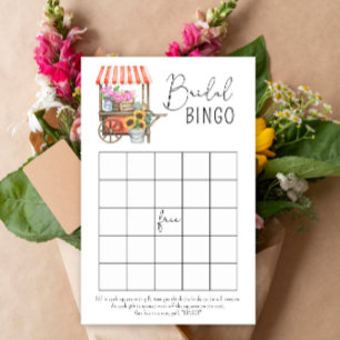 Flowers market Bridal shower bingo game
