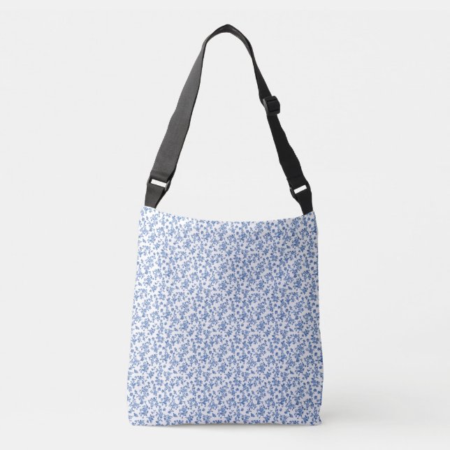Flowers May Beckon Towards Us Crossbody Bag (Front)