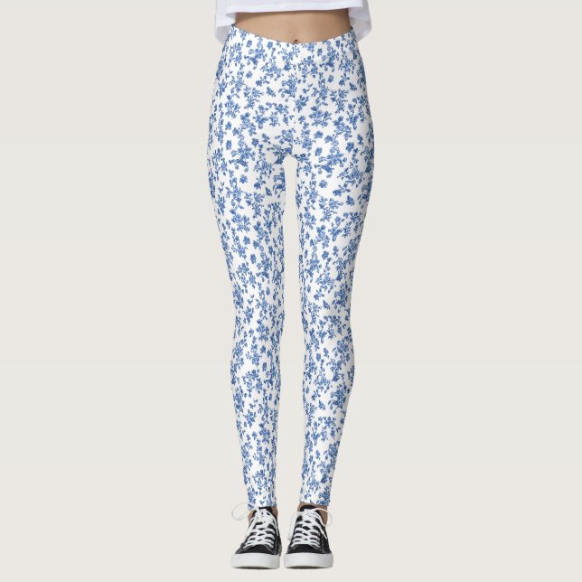 Flowers May Beckon Towards Us Leggings (Front)